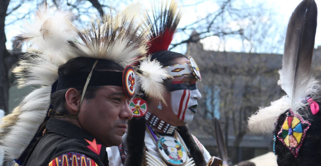 En allant au Pow Wow - photo Edith Gaudy